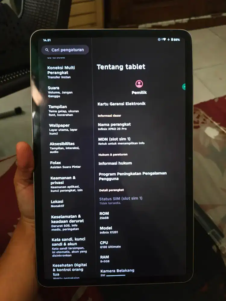 Infinix Xpad 20 Pro 8/256 GB (2025)