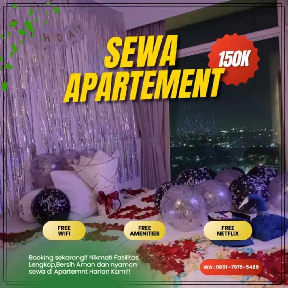 Sewa Apartemen Harian/Transit BASSURA CITY Jakarta timur Termurah