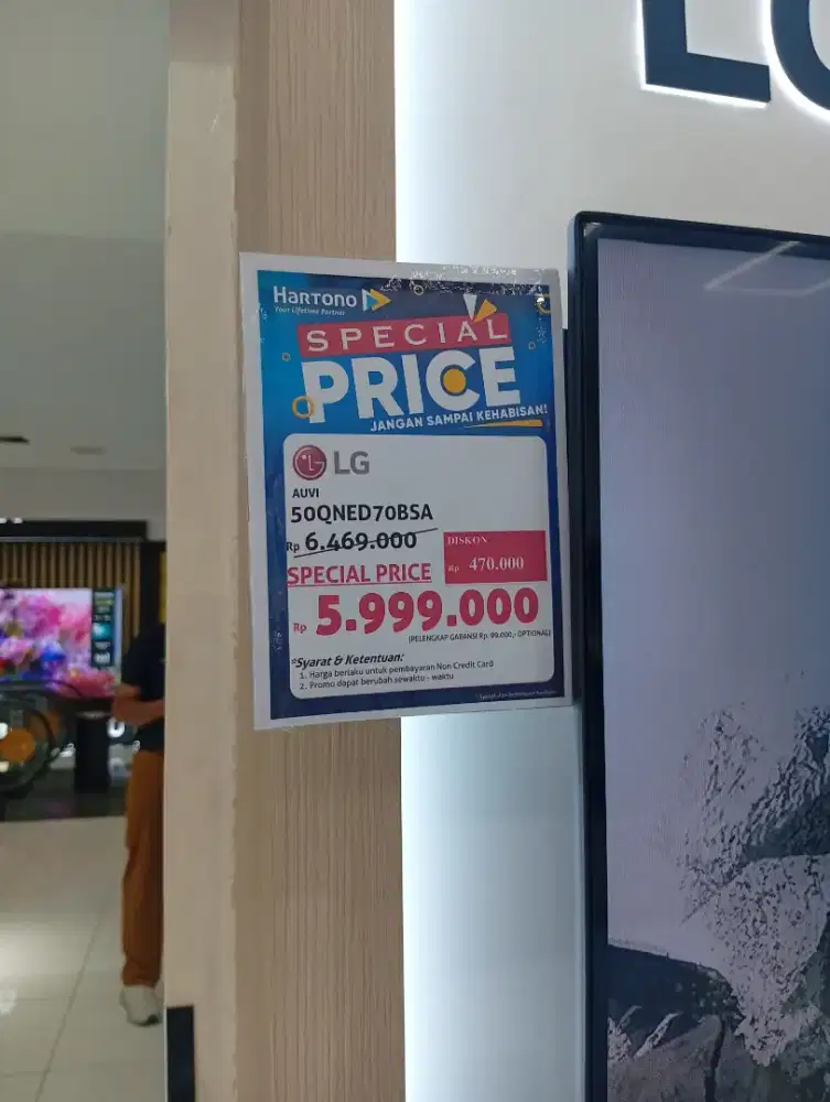 CICILAN TANPA CC TV LG 50QNED70BSA