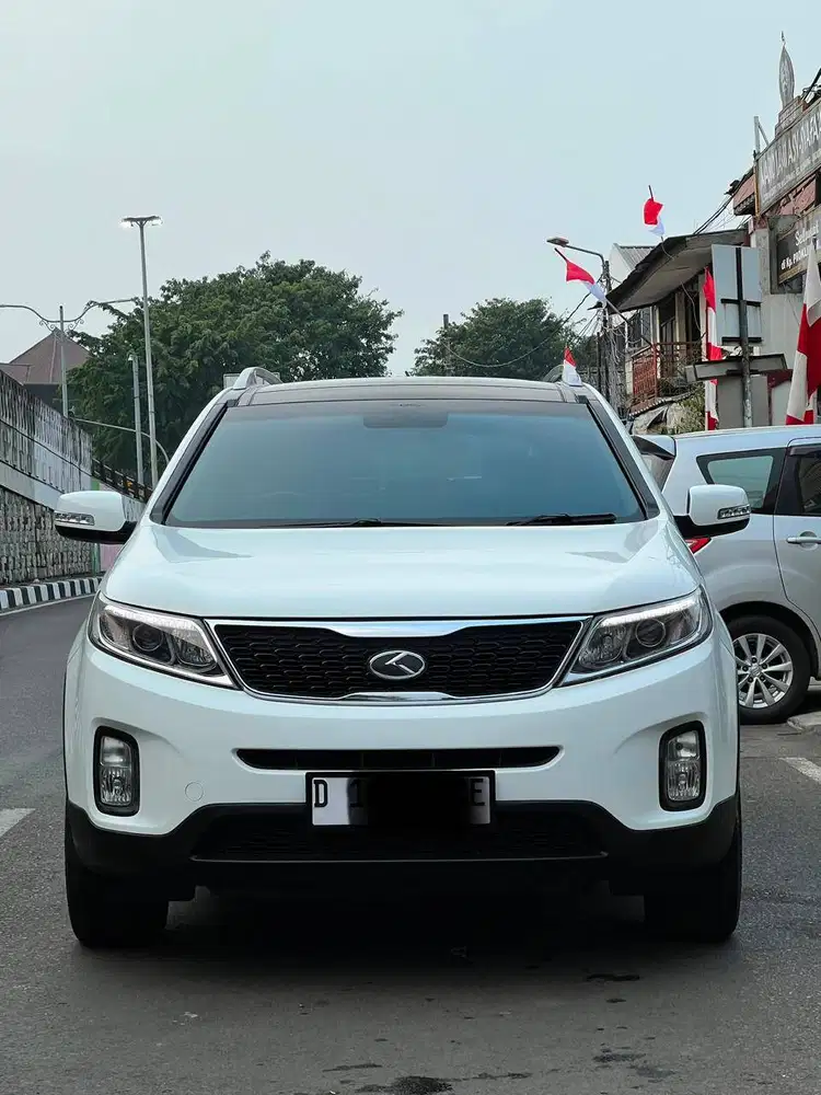 Kia Sorento 2.2 CRDi AT 2014 Putih Mulus Tangan 1 Sunroof Diesel Pajak