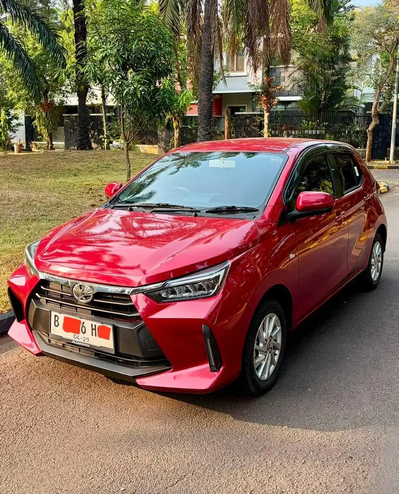 (Low Km 9ribu) Agya G AT Matic Merah 2024 2023
