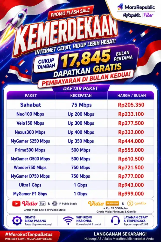 Paket internet Myrepublic