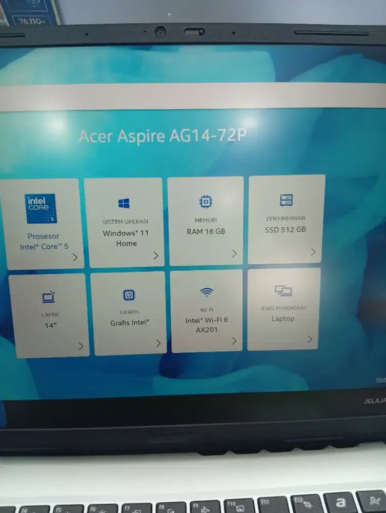 CICILAN TANPA CC LAPTOP ACER NXJYDSN002