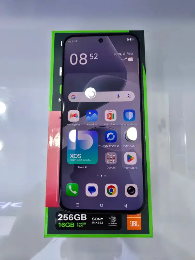 Infinix Hot 60 Pro+ 8+8/256Gb Black Garansi Infinix 3 bln -MasterCom