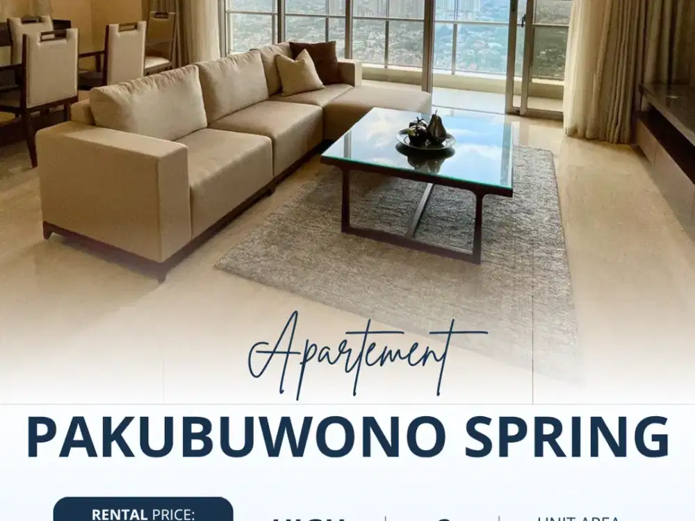 For Rent! The Pakubuwono Spring Tower Applewood High Floor
