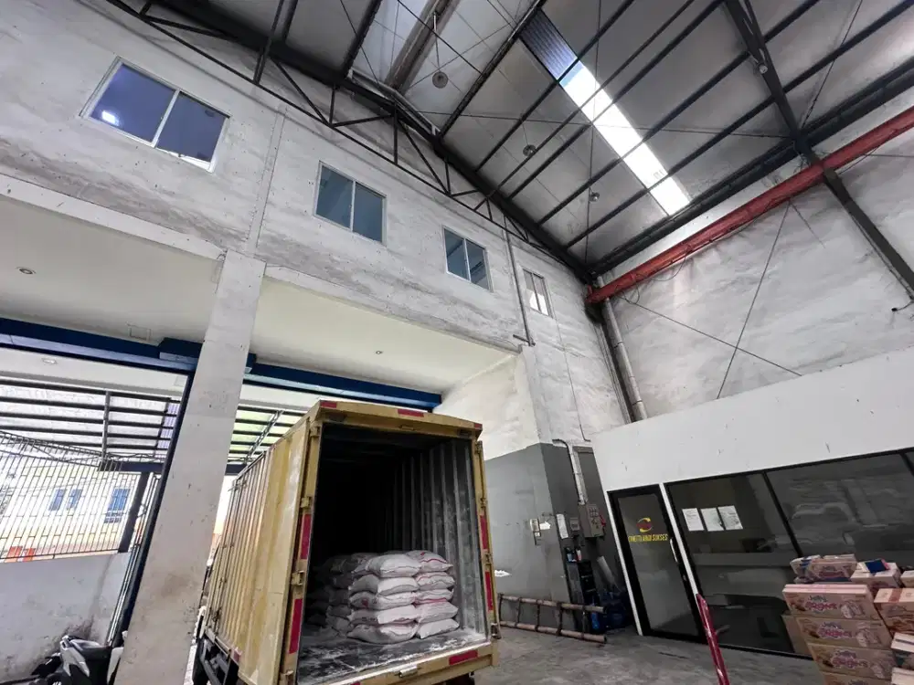 DIjual dan disewakan cepat gudang kapuk hoek celling tinggi office ada