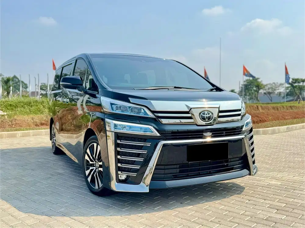 (KM 23 RIBU) Toyota Vellfire G ATPM Facelift ZG bodykit Hitam 2023