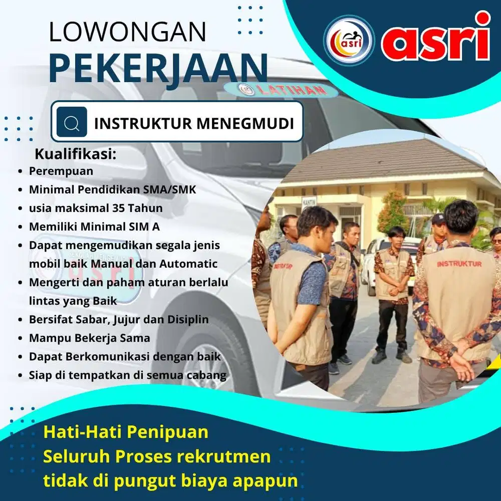 Di butuhkan segera : Tenaga Pengajar/Instruktur & Digital Marketing