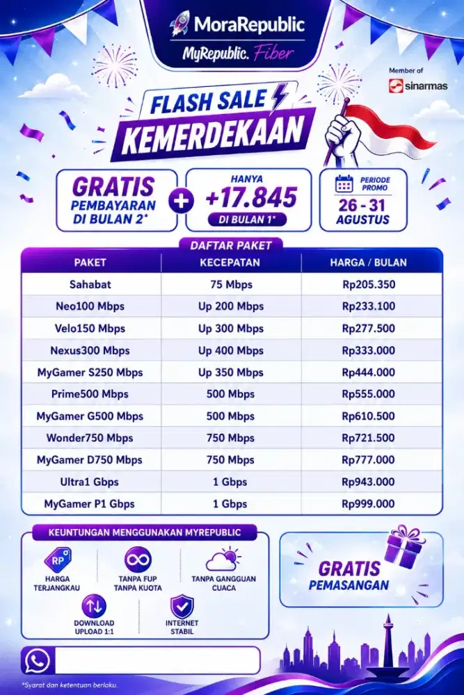 Paket internet Myrepublic