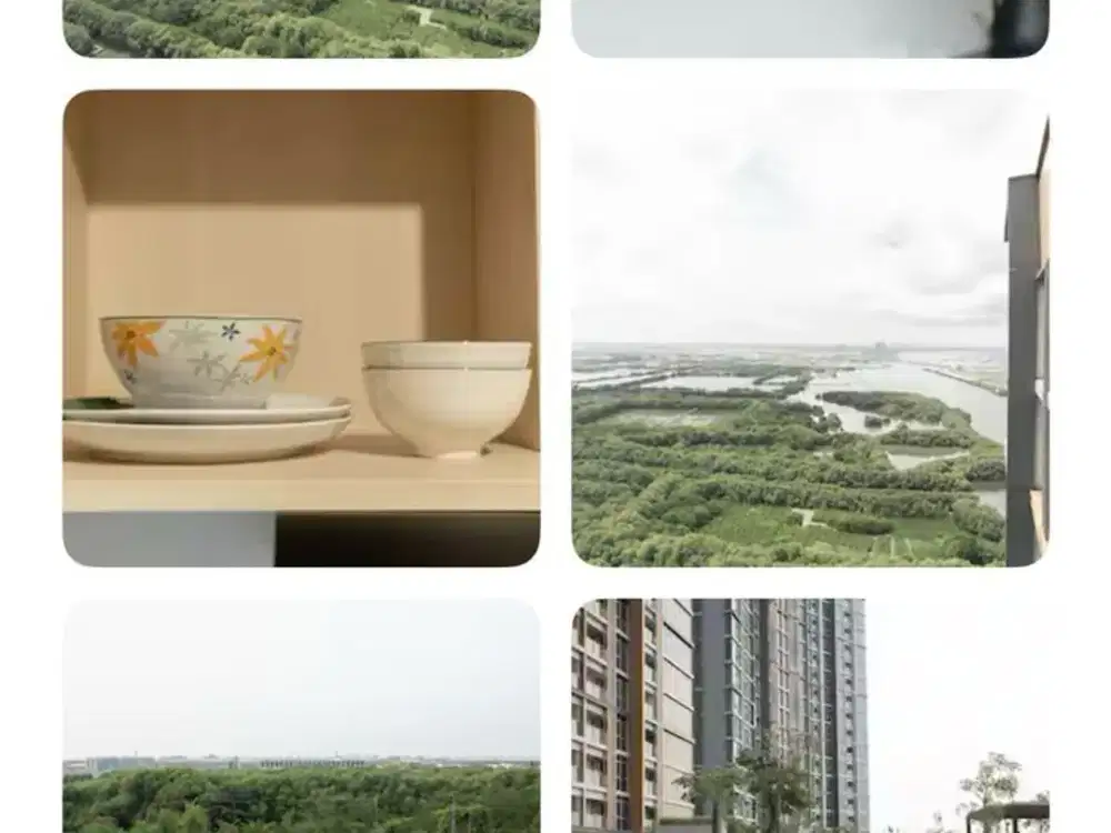 Disewakan apartemen gold coast penthouse view laut full furnish