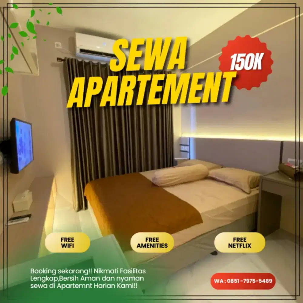 Sewa Apartemen Harian/Transit GRAND KAMALA LAGOON BEKASI Selatan Murah