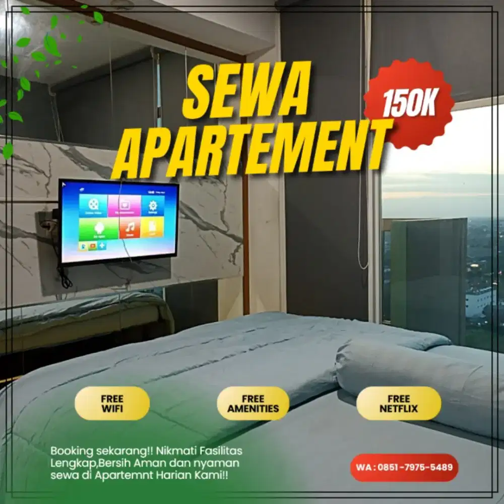 Sewa apartemen GRAND DHIKA CITY Harian/Transit Bekasi Timur Termurah