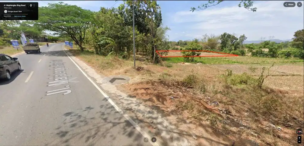 DIJUAL TANAH SHM 3.400 m² — Jalan Ring Road Majalengka