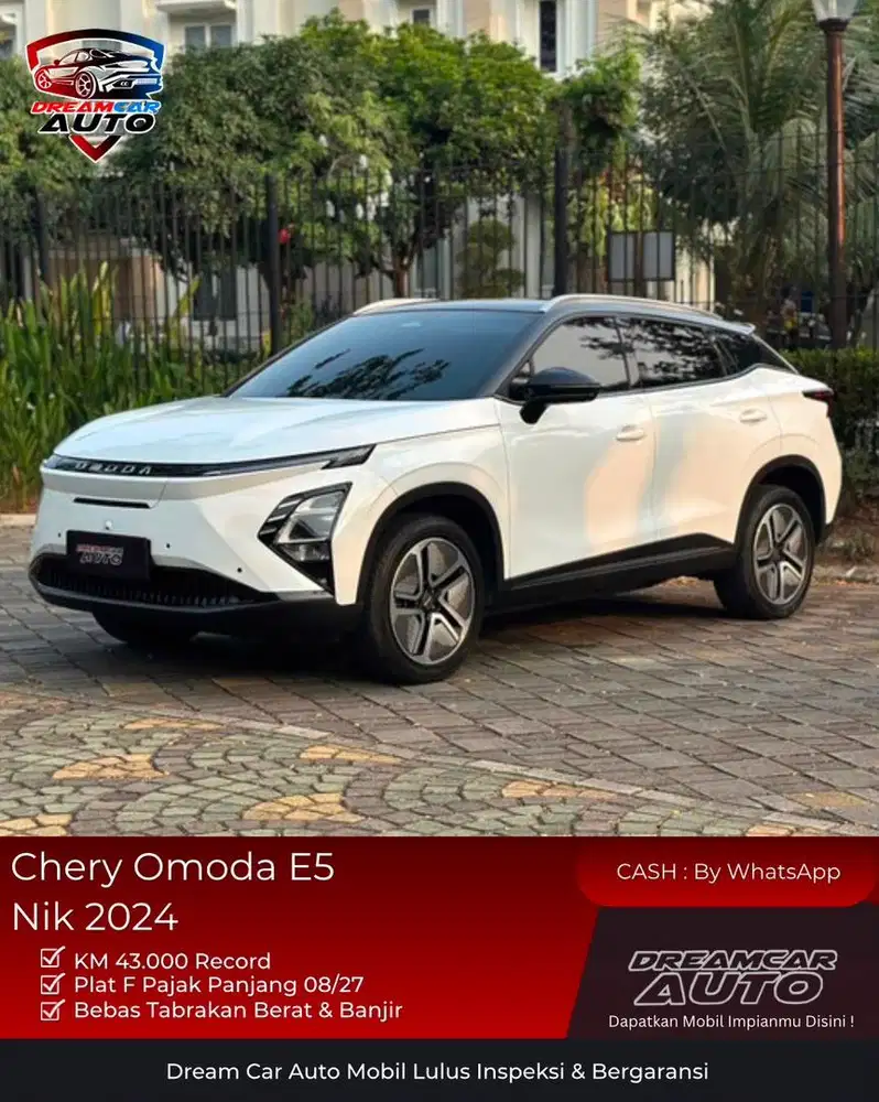 [ LOW KM ] Chery Omoda E5 Listrik 2024 Putih non 5 RZ Luxury J5