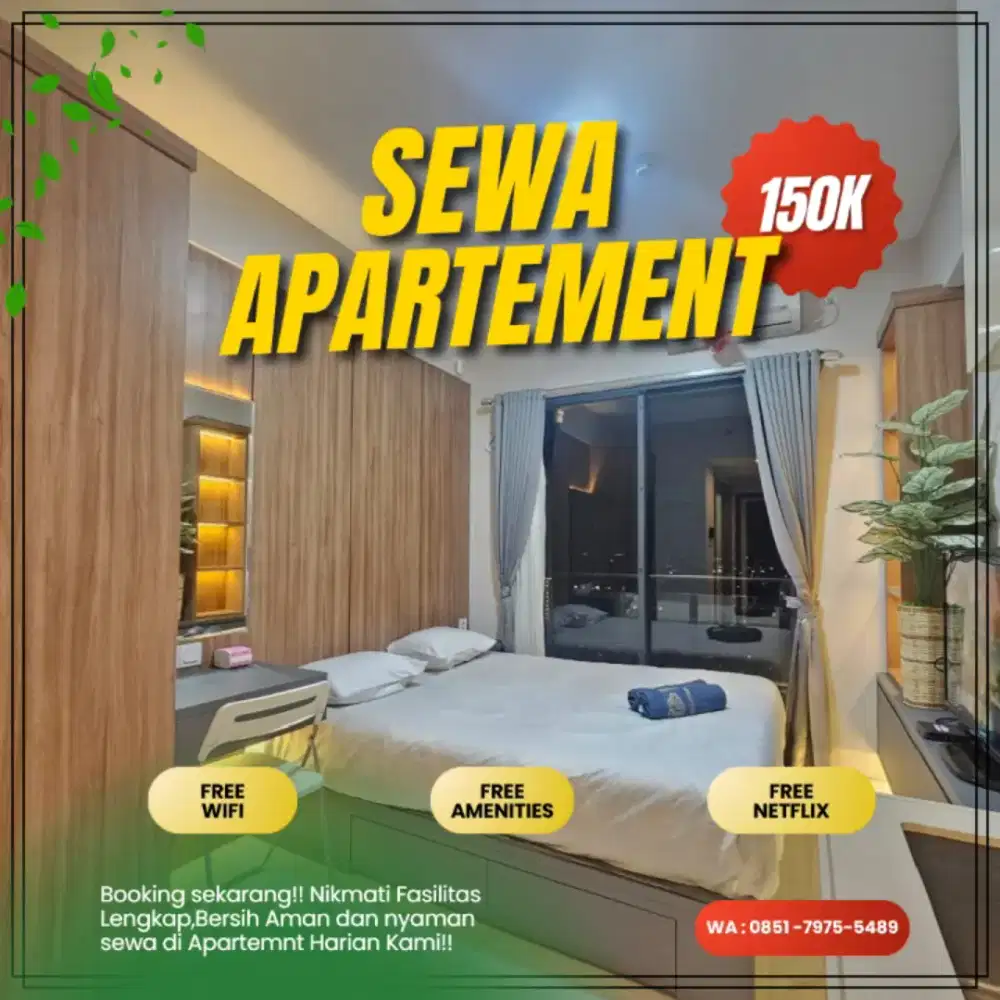 Sewa Apartemen TRANSPARK CIBUBUR DEPOK CIMANGGIS Harian/Transit Murah