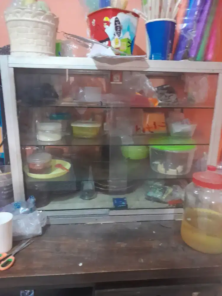 Jual etalase warung