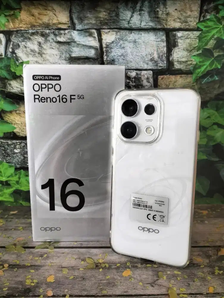 OPPO RENO 16 F 8/128 FREE TEMPERGLASS DAN AKSESORI PREMIUM