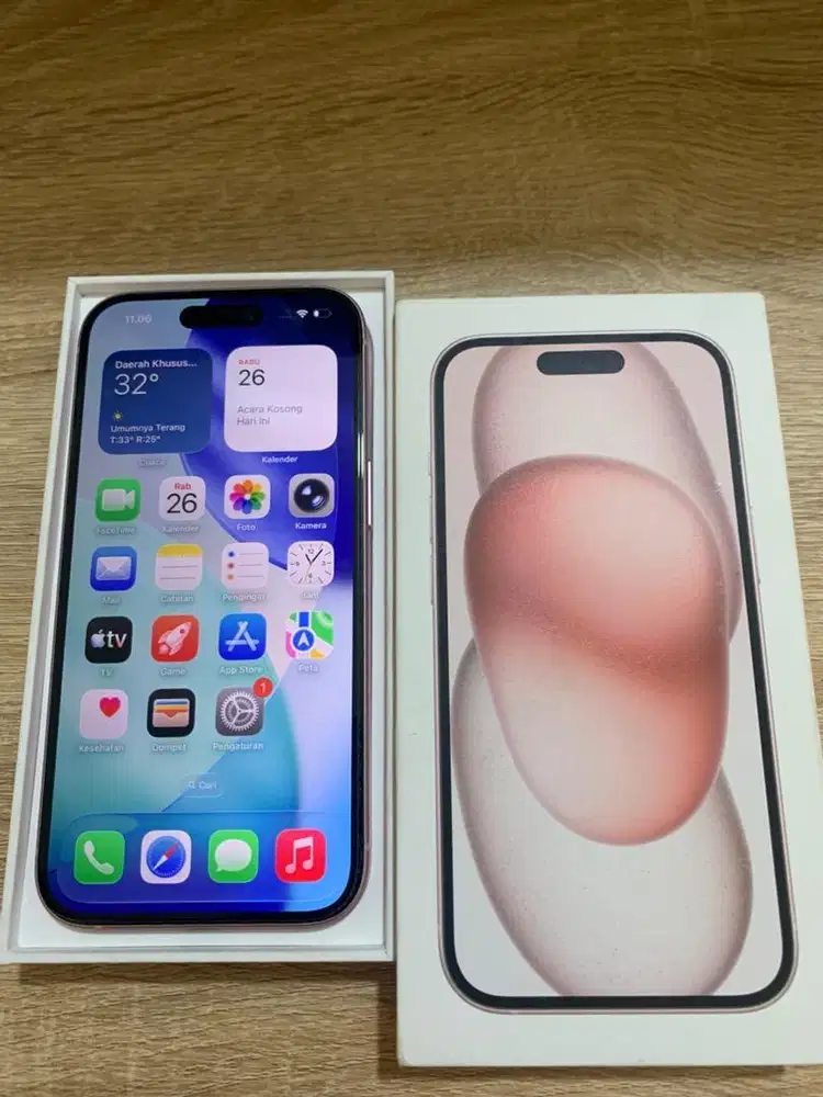 IPHONE 15 128GB IBOX GARANSI ON 2027