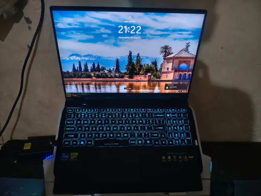 Acer predator Helios neo 16 dan Cooler Flydigi BS2pro