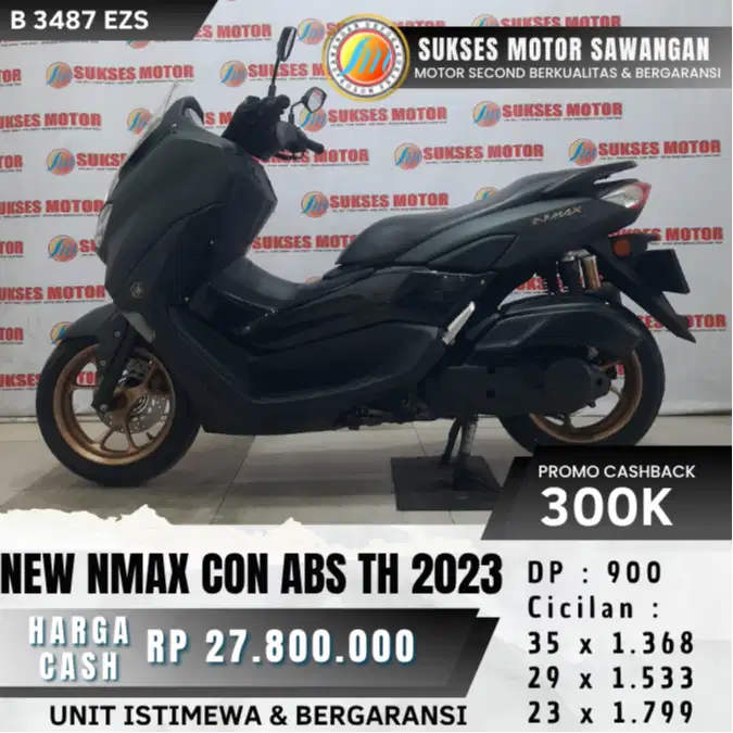 DP 900 YAMAHA NMAX CON ABS TH 2023 N MAX KEYLES UNIT MULUS BERGARANSI