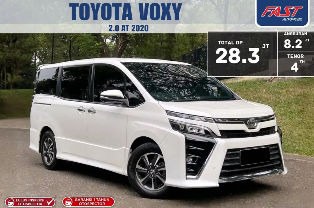 LOW KM.45RB TOYOTA VOXY 2.0 AT 2020 BERGARANSI PAJAK PANJANG