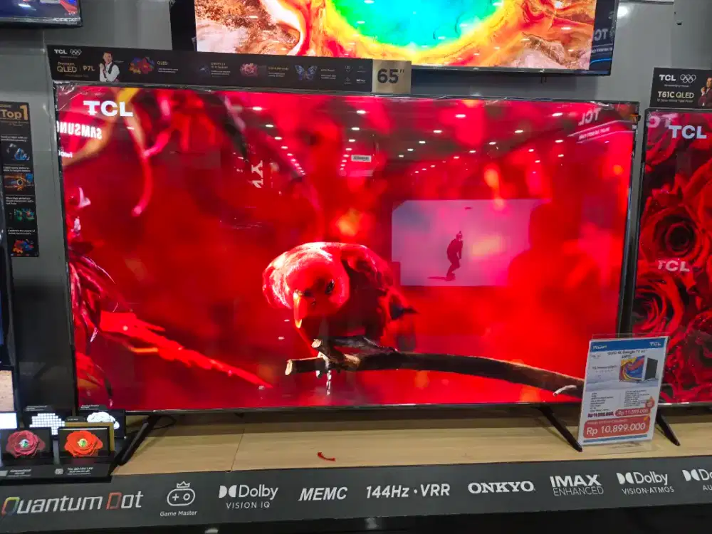 Kredit led TV tcl 65 Inc Google tv 4k promo tanpa dp