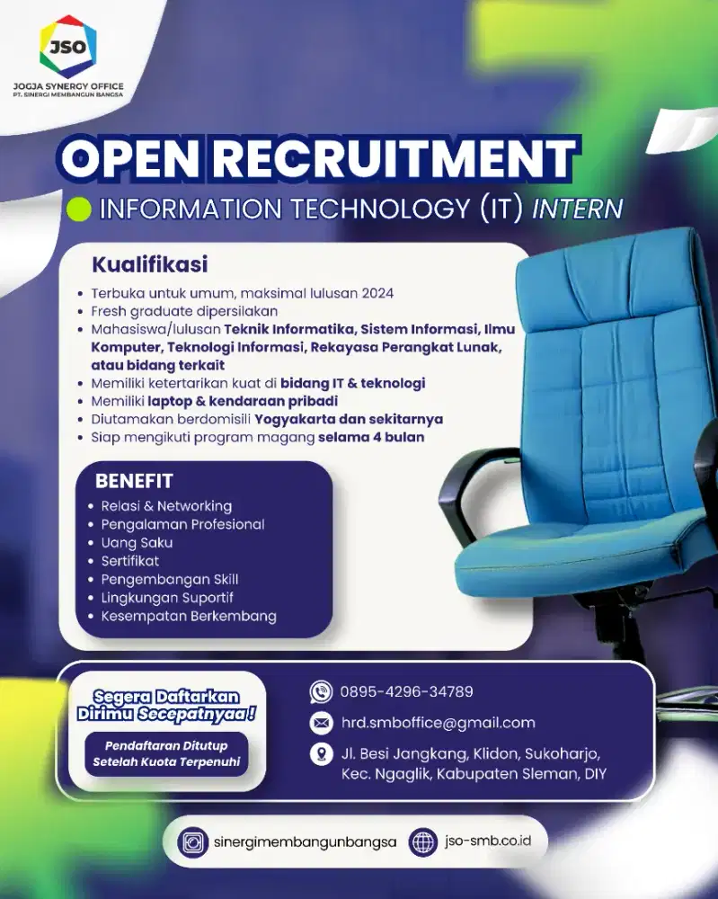 Intern staff web developer