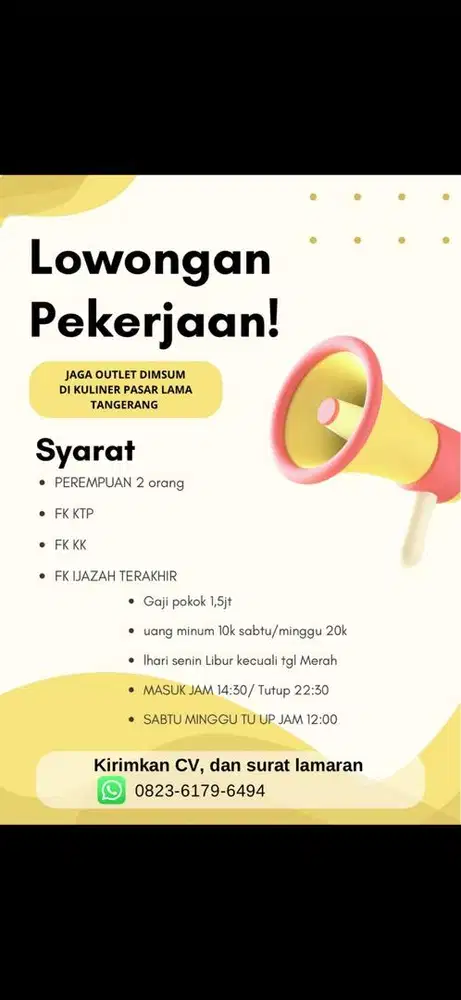 Jualan Di PASAR LAMA TANGERANG