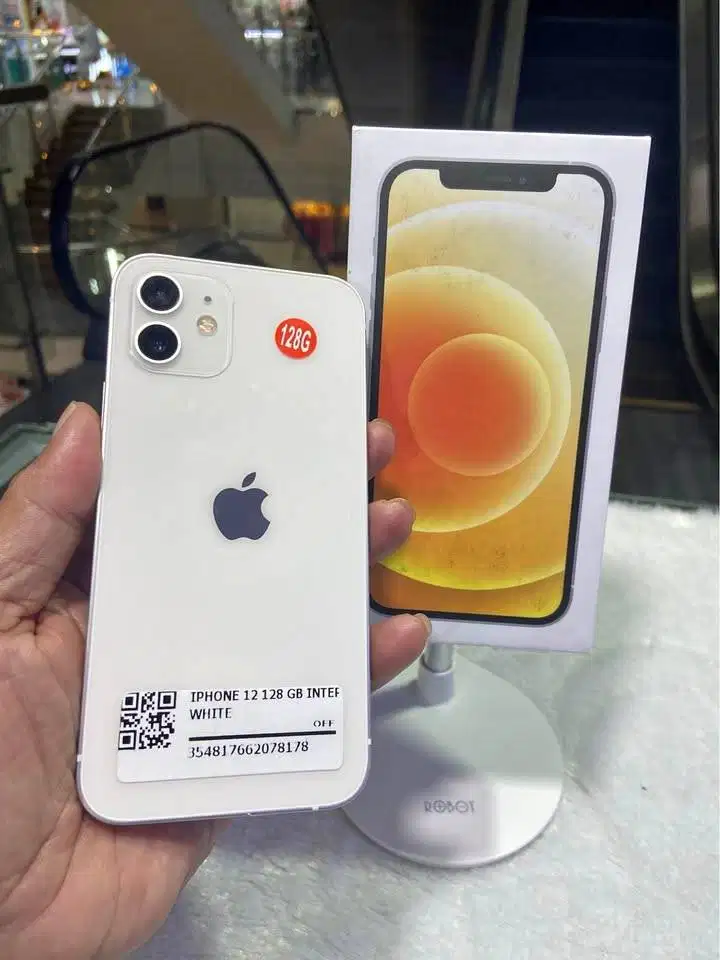 Second IPHONE 12 128gb White INTER Mantapp