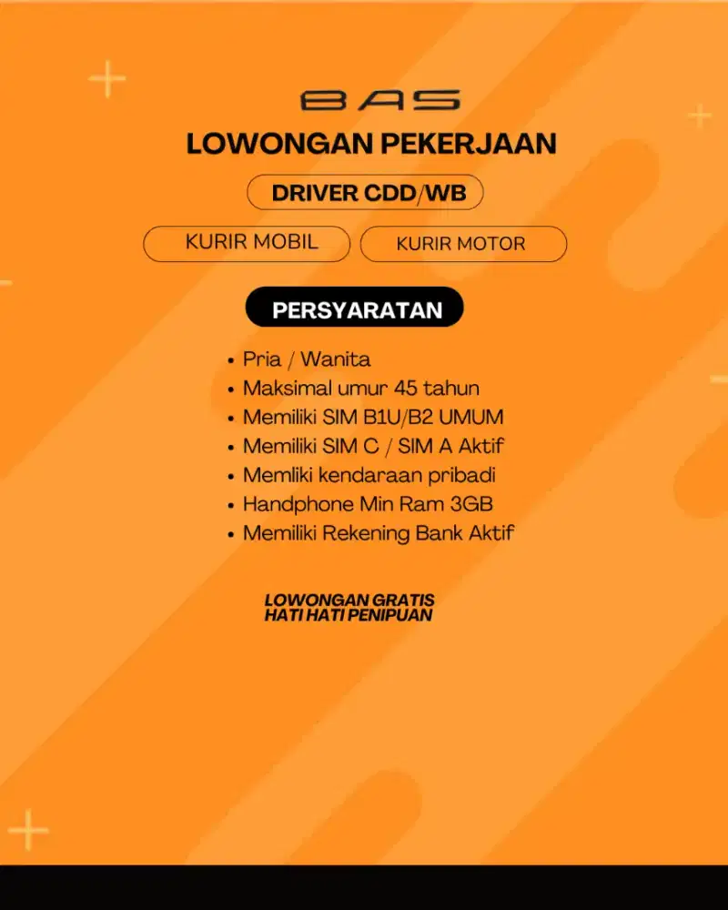 LOKER KURIR SPX