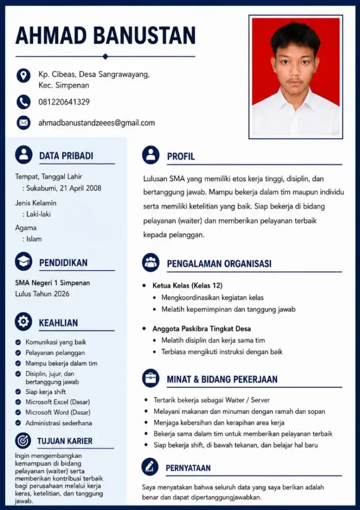 sayaa sedang mencari pekerjaan