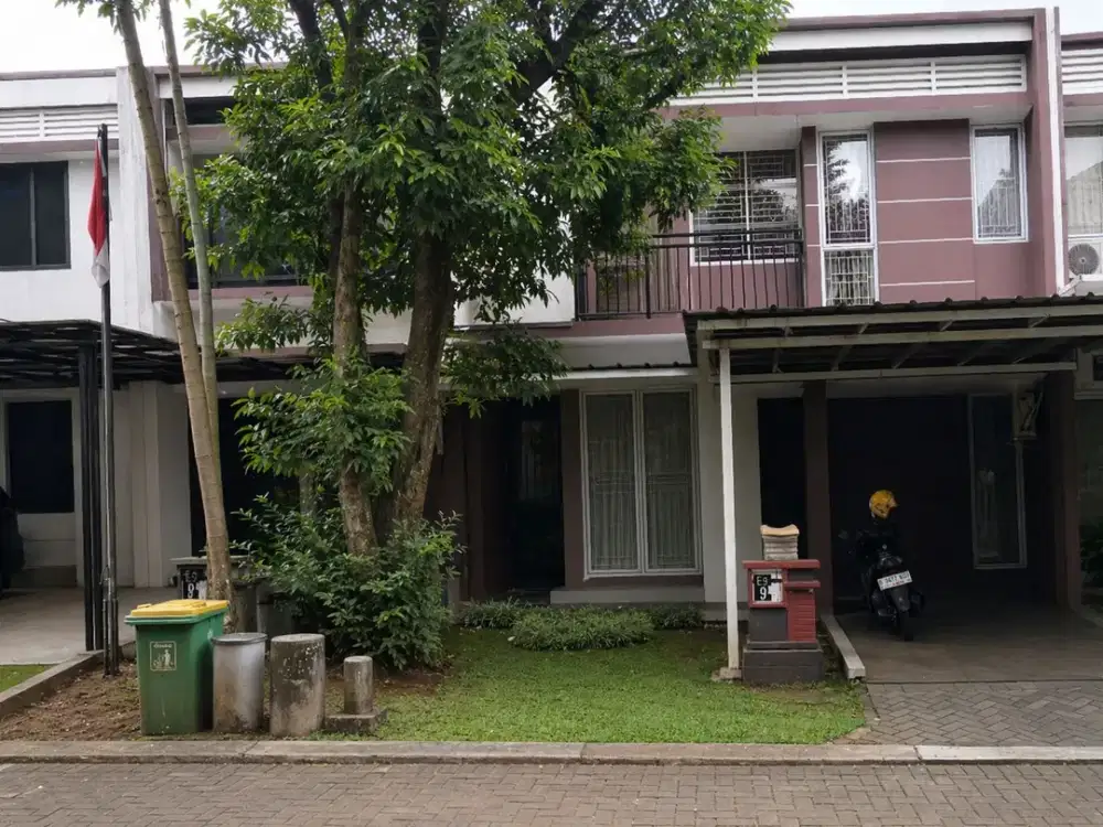 Disewakan Rumah Modern 2 Lantai Semi Furnished di Cluster BSD Dekat Aeon Mall