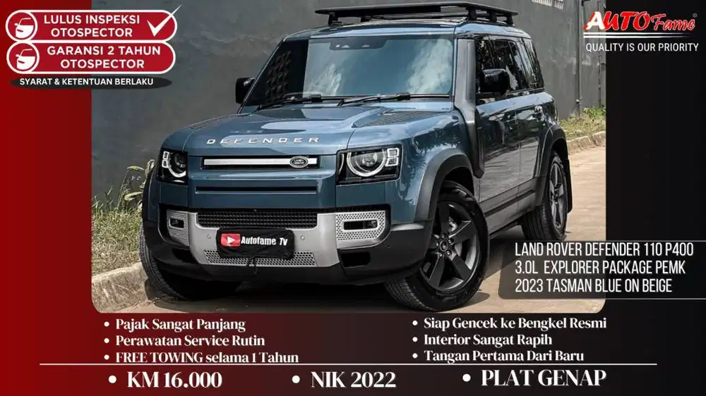 Land Rover Defender 110 P400 3.0L Explorer Package Pemk 2023 Tasman Bl