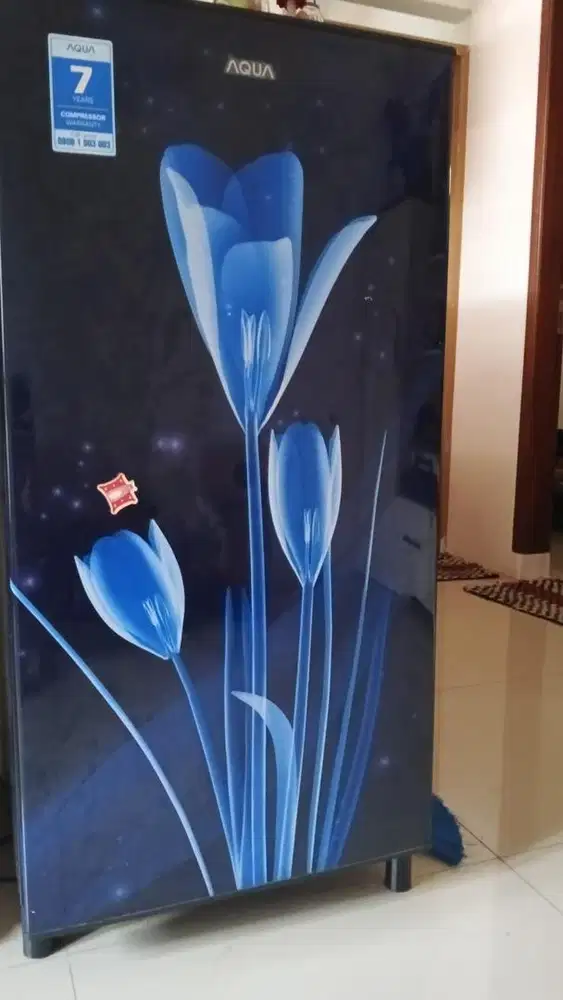 Kulkas Aqua 1 pintu masih normal