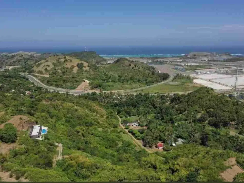 Tanah di Lombok View Laut dan Sirkuit Mandalika