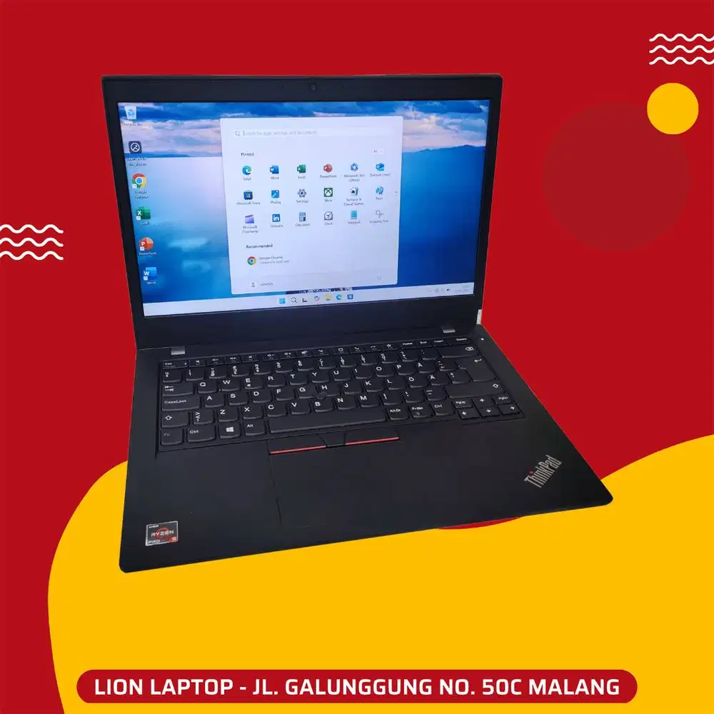 Gaming/Editing AMD Ryzen 5 PRO 8/256 MULUS Lenovo Thinkpad L14 Gen 1 [
