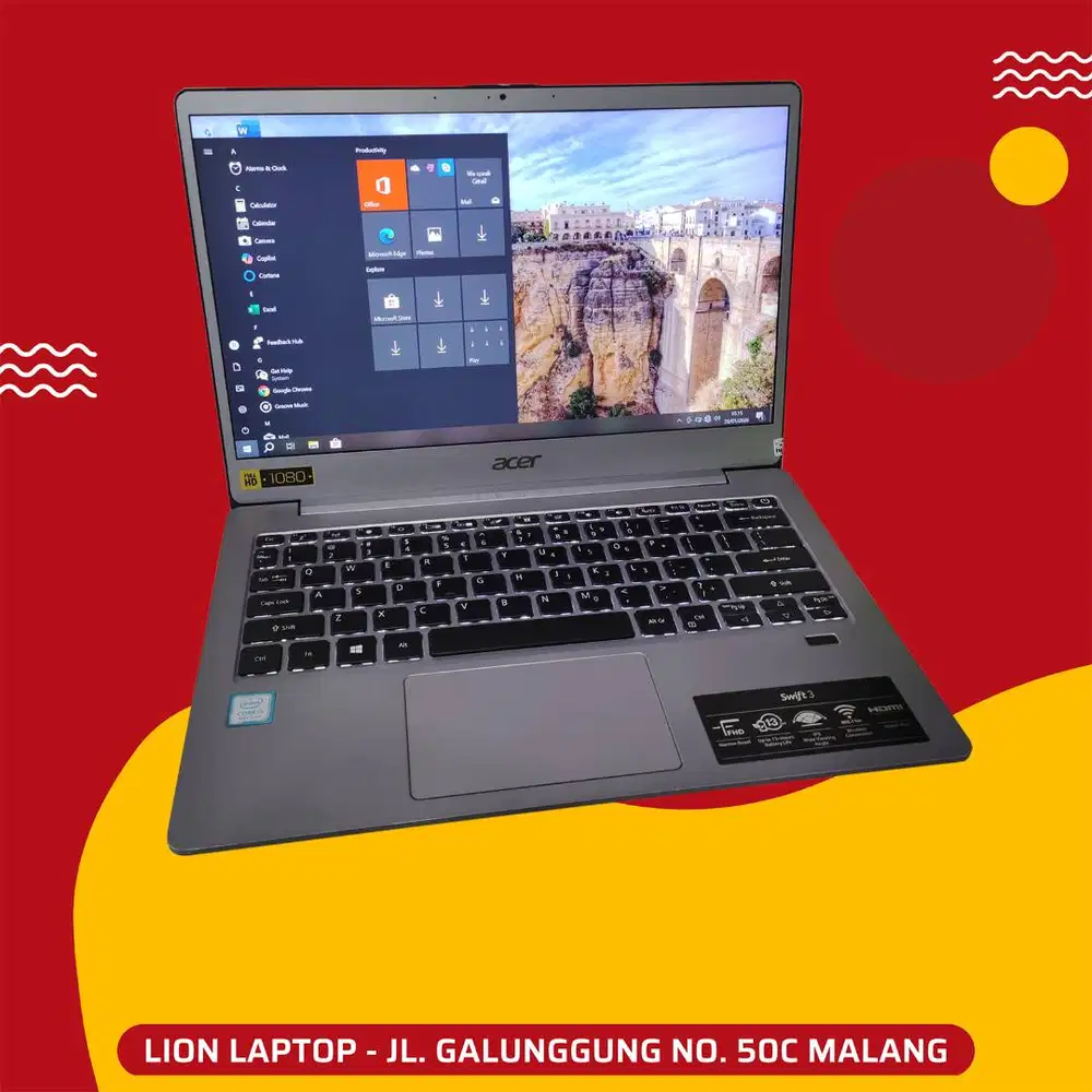 Super Slim Core i5 Gen 8 8/25 Acer Swift 3 SF313-51 [27|08]