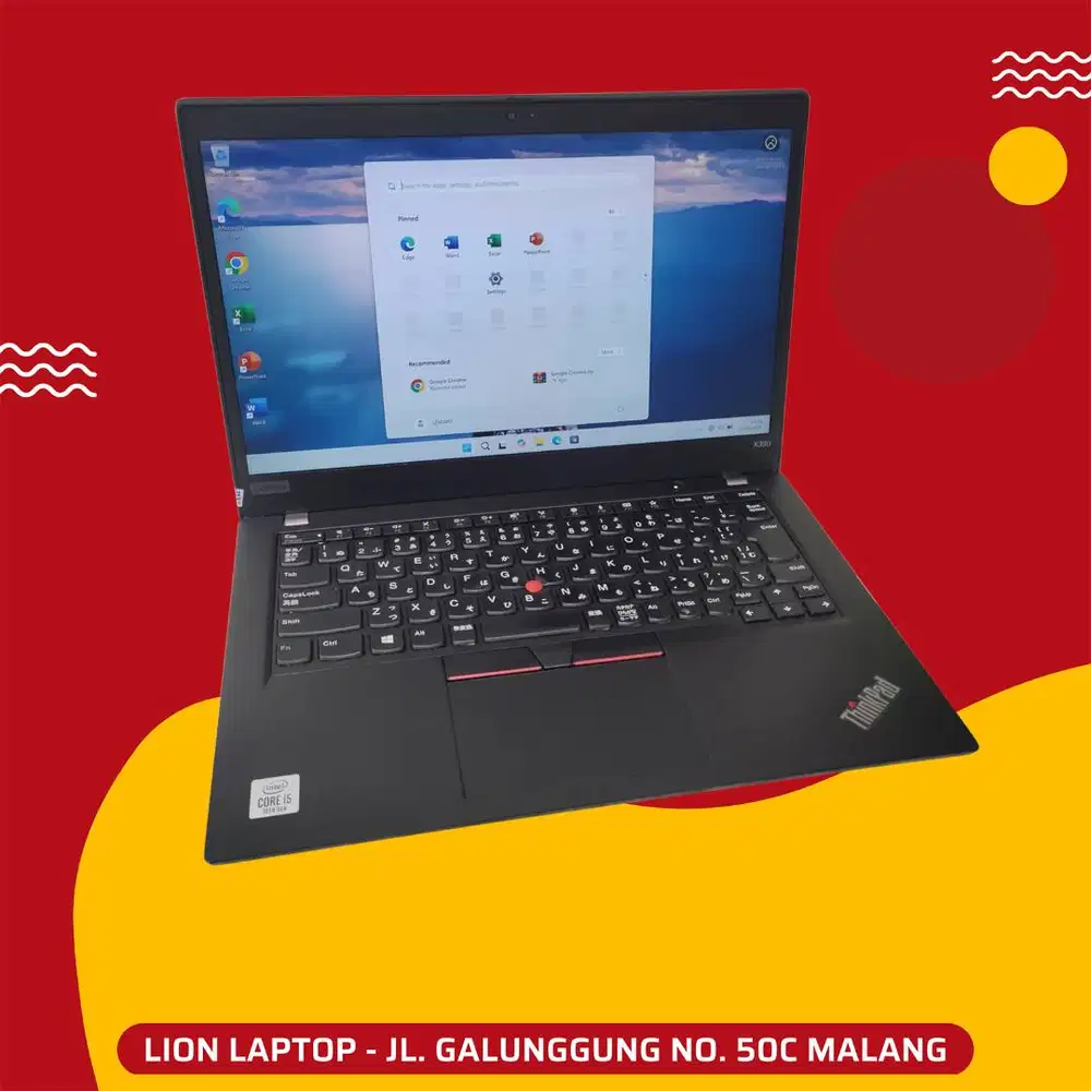i5 GEN 10 Murah RAM 8GB Lenovo Thinkpad X390 [27|08]