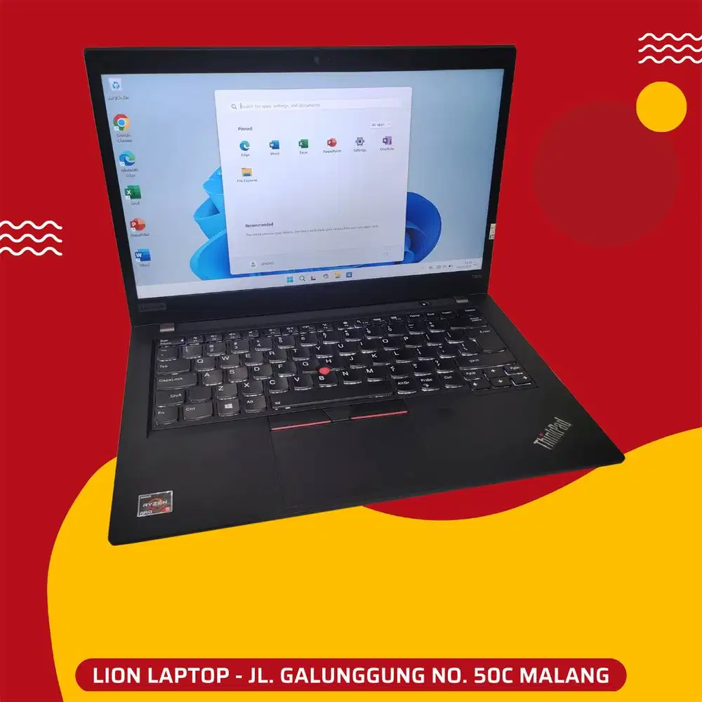RAM 16GB AMD Ryzen 5 PRO VGA 2GB Lenovo Thinkpad T495 [27|08]