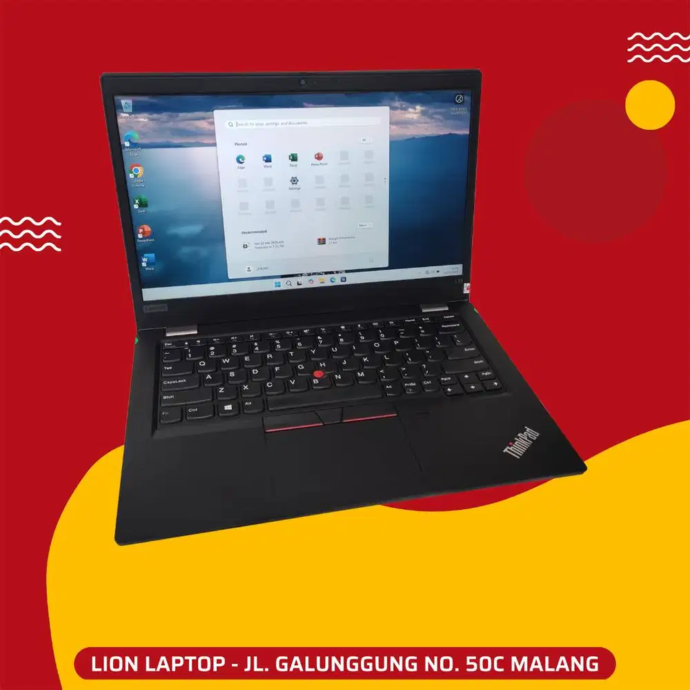 i5 Gen 10 Slim RAM 8GB SSD 256GB Lenovo Thinkpad L13 [27|08]
