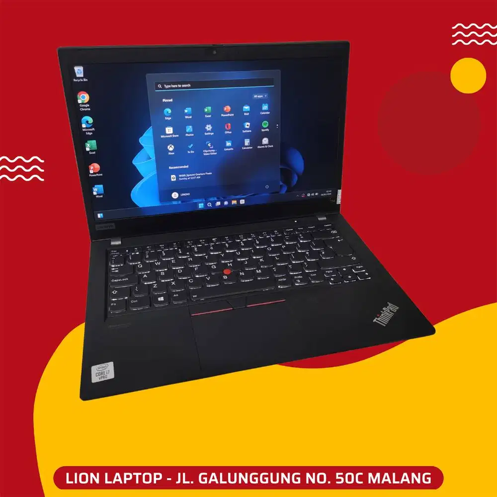 RAM 16GB i7 Gen 10 SSD 256GB Lenovo Thinkpad T14 gen 1 [27|08]