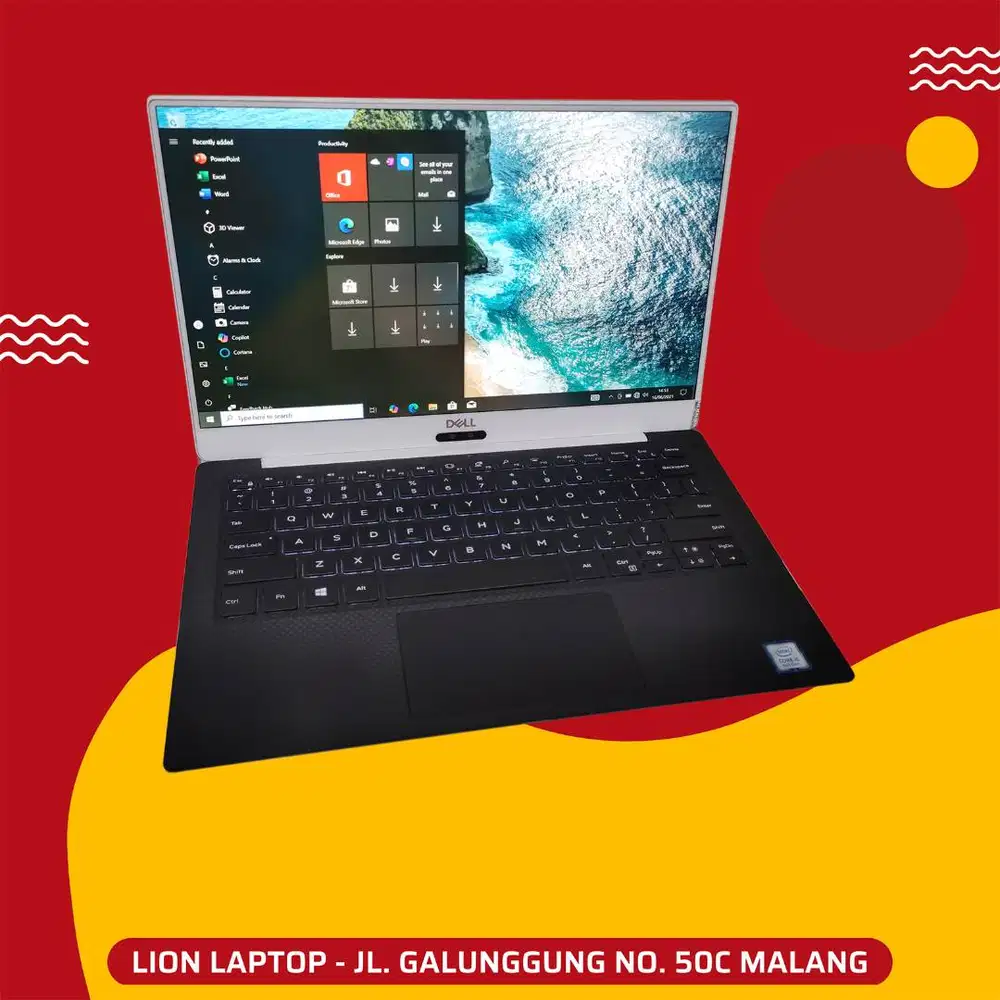 Slim & Ringan Core i5 RAM 8 SSD 256 DELL XPS 13 9370 [27|08]