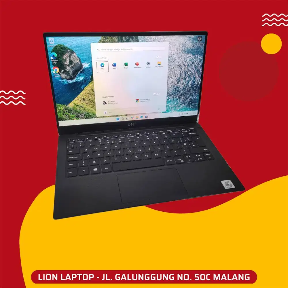 Slim & Ringan Core i5 gen 10 RAM 8 SSD 256 DELL XPS 13 7390 [27|08]