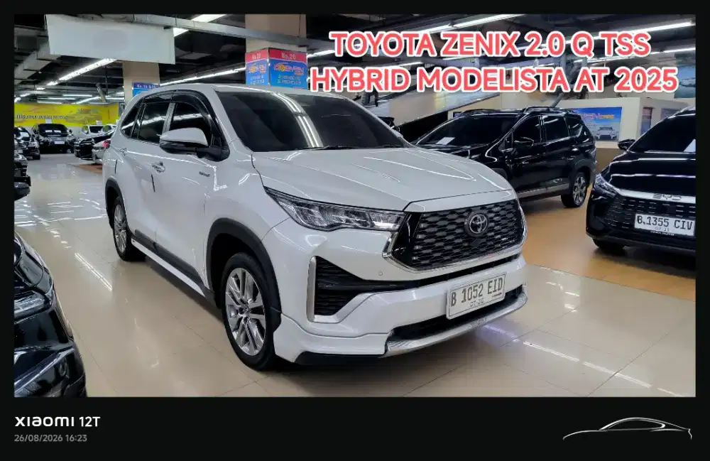 km 14 ribu TOYOTA ZENIX 2.0 Q TSS HYBRID MODELISTA AT 2025 ISTIMEWA