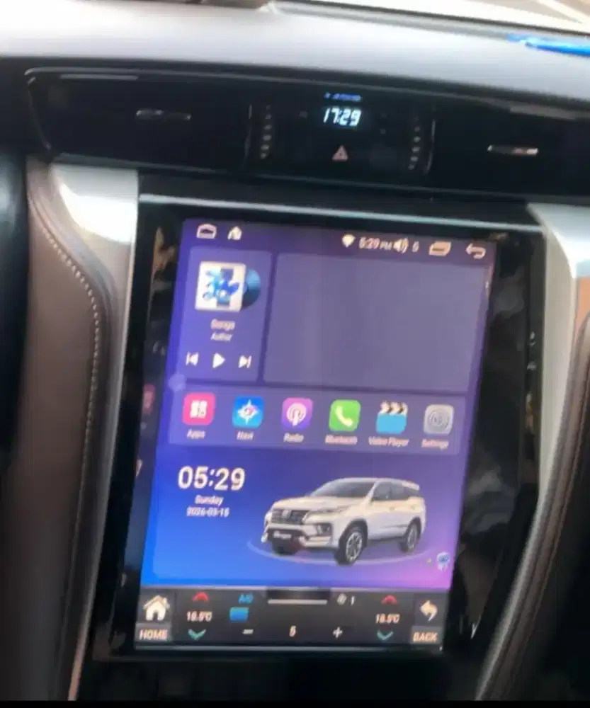 Head Unit Android 12 Inc Toyota Fortuner VRZ TOMIKO Ram 8GB Rom 128GB