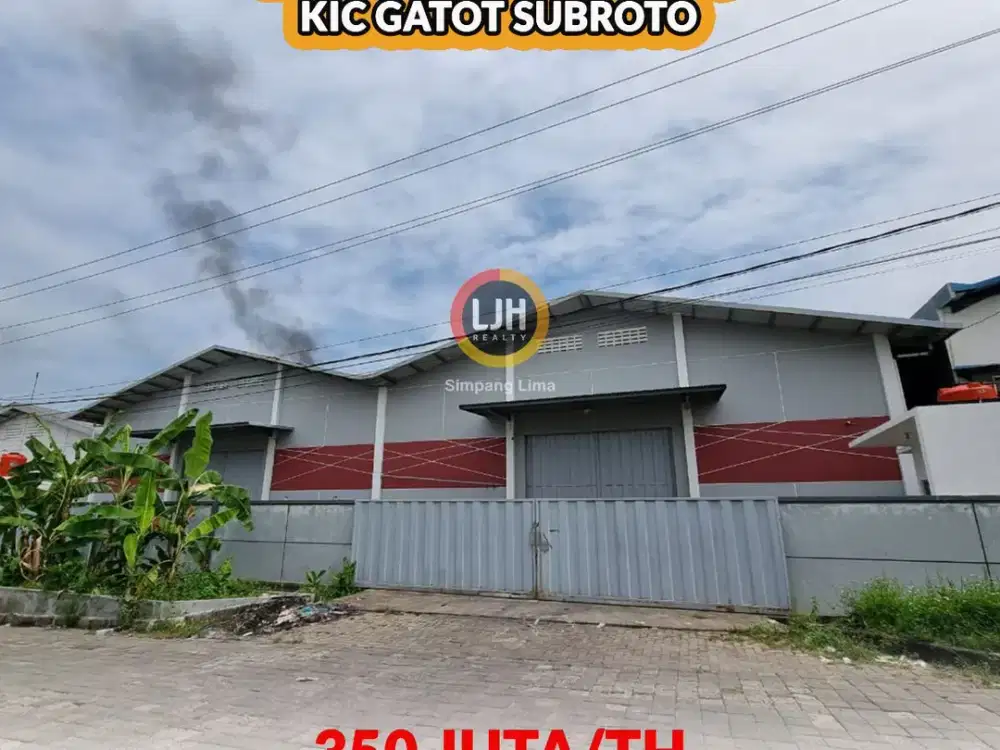 Disewakan Gudang Kicdengan LT 1000M2, LB 777 M2