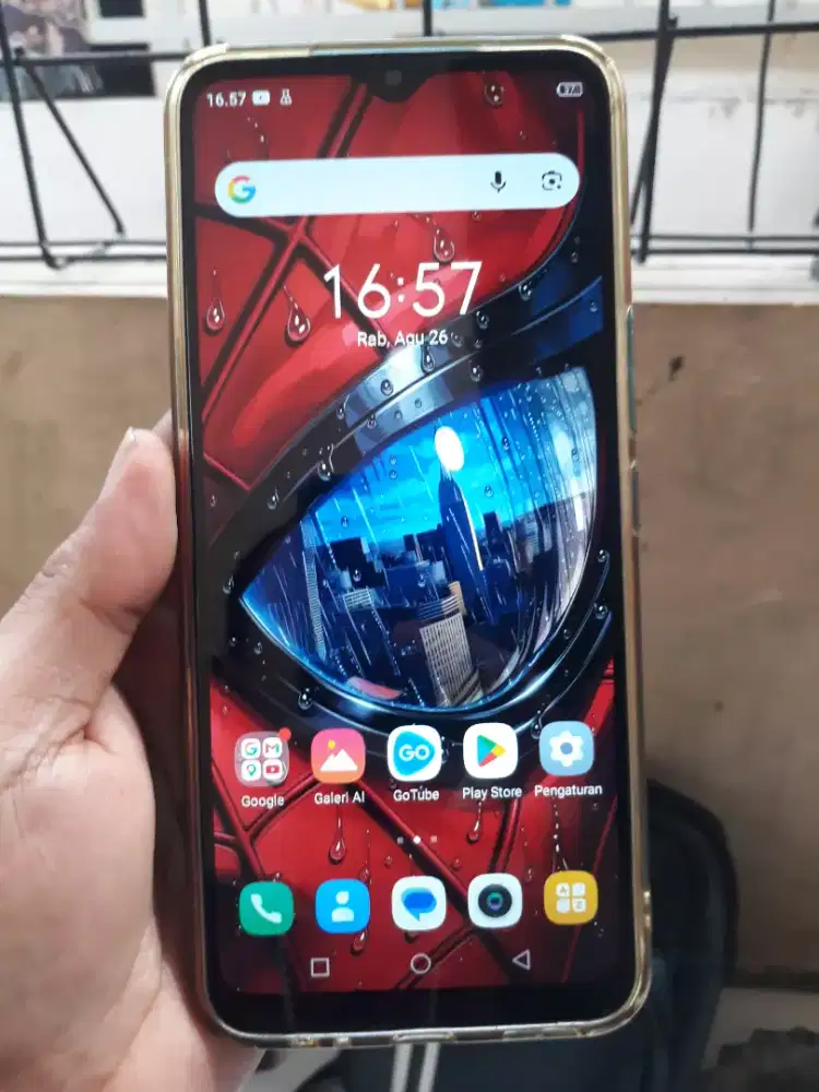Infinix Hot 10s 4G 4/64 layar 6.8 inchi mulus