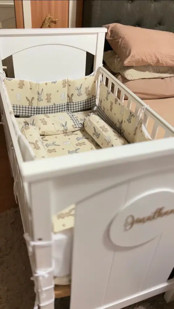Baby Box little equi set (include matras, bantal guling, bedding set)