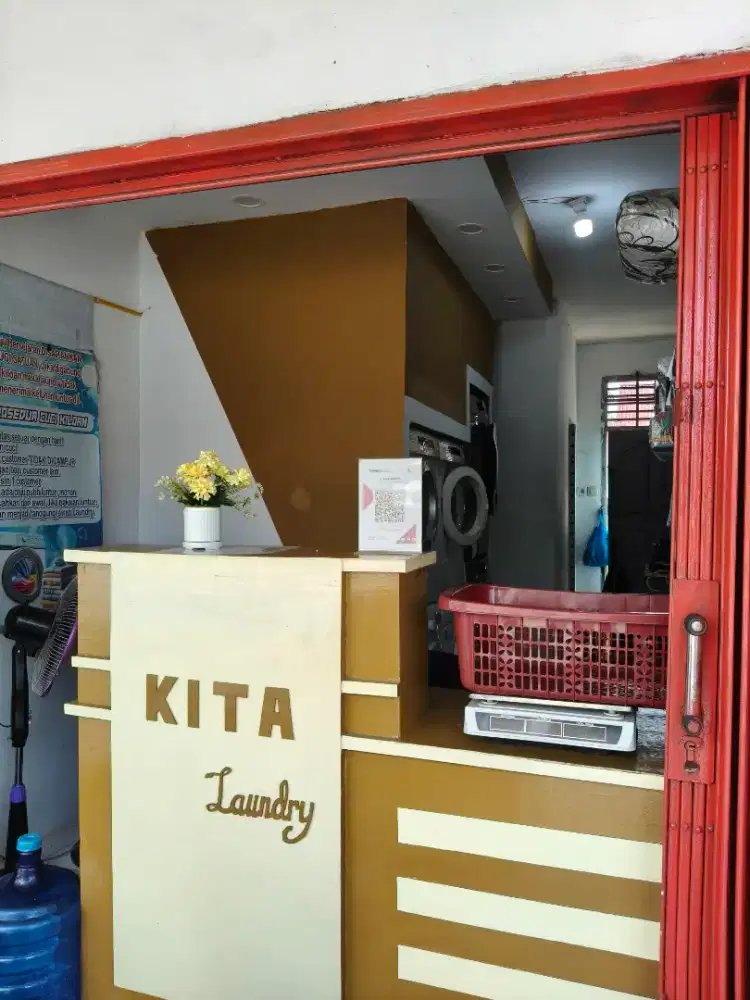 Jual perlengkapan laundry siap pakai atau take over usaha