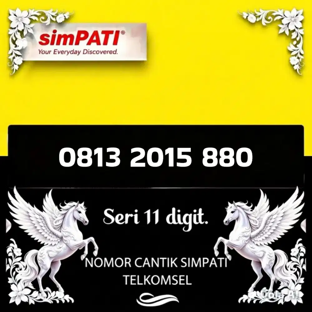 Nomor cantik simpati Telkomsel seri tahun